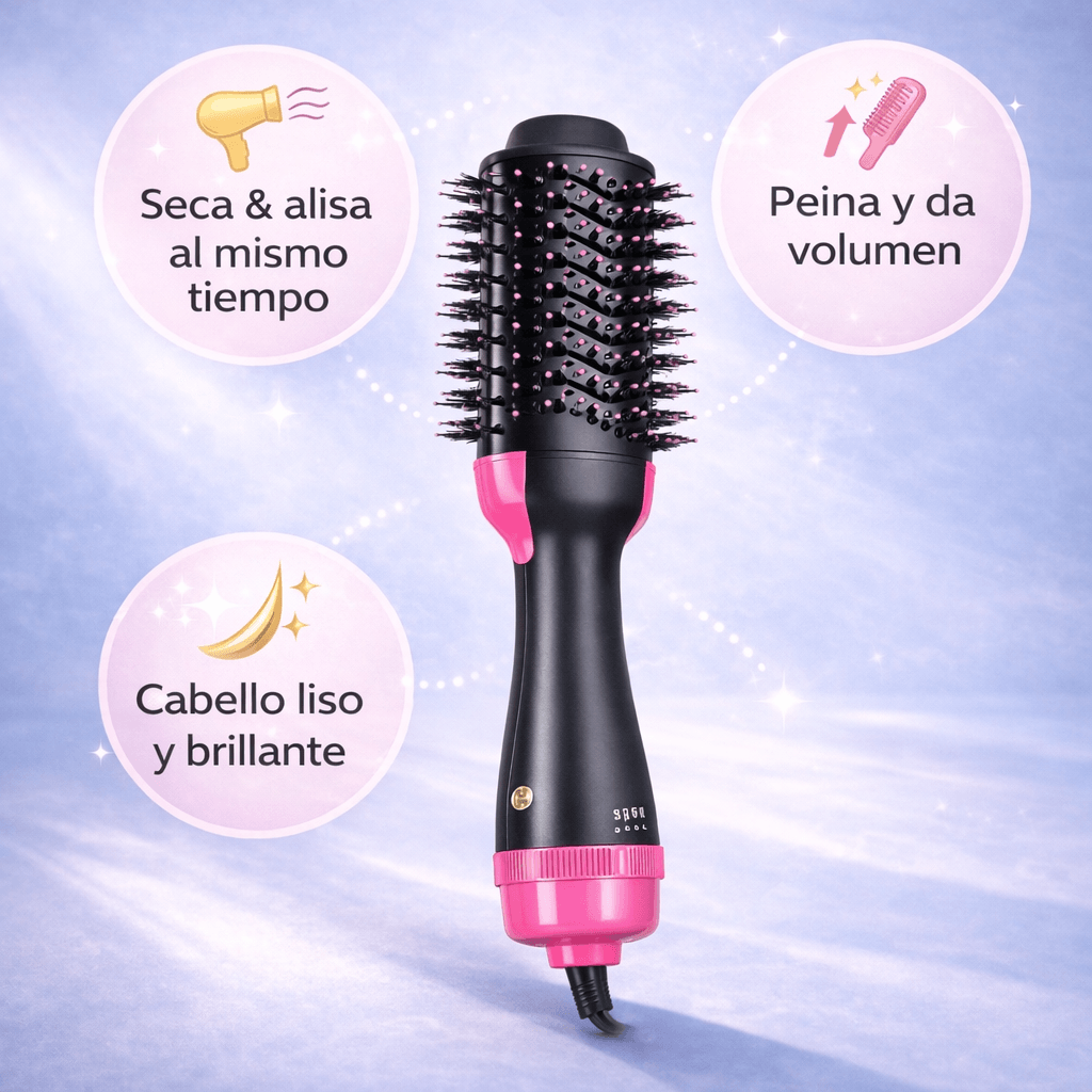 Cepillo Secador De Aire Voluminizador: One-Step hair Dryer