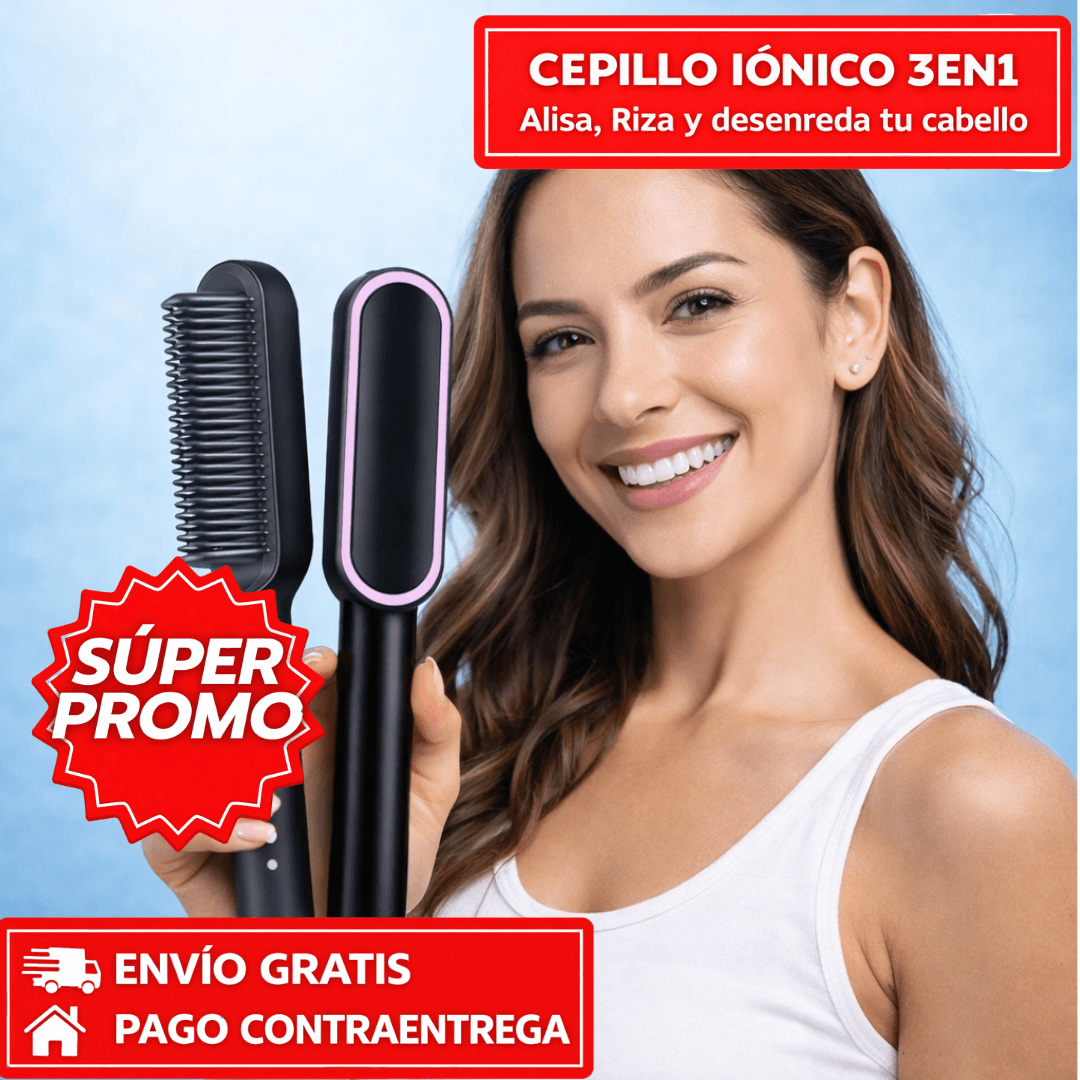 Cepillo Ionico 3en 1